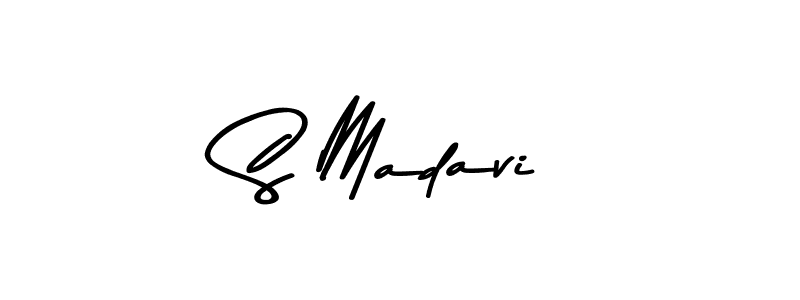 The best way (Asem Kandis PERSONAL USE) to make a short signature is to pick only two or three words in your name. The name S Madavi include a total of six letters. For converting this name. S Madavi signature style 9 images and pictures png