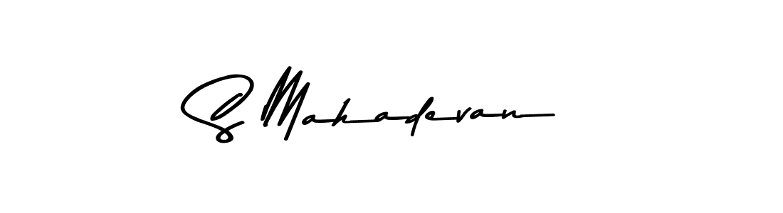 Design your own signature with our free online signature maker. With this signature software, you can create a handwritten (Asem Kandis PERSONAL USE) signature for name S Mahadevan. S Mahadevan signature style 9 images and pictures png