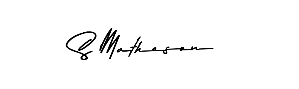 Make a beautiful signature design for name S Matheson. Use this online signature maker to create a handwritten signature for free. S Matheson signature style 9 images and pictures png