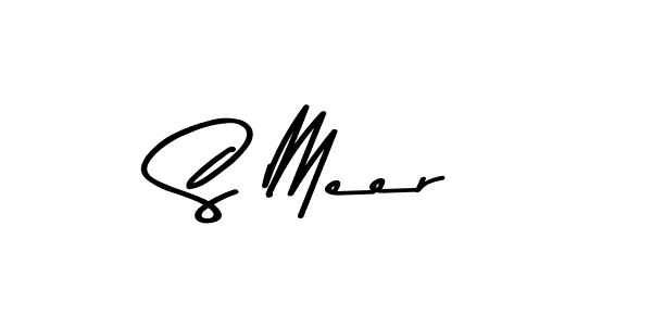 Create a beautiful signature design for name S Meer. With this signature (Asem Kandis PERSONAL USE) fonts, you can make a handwritten signature for free. S Meer signature style 9 images and pictures png