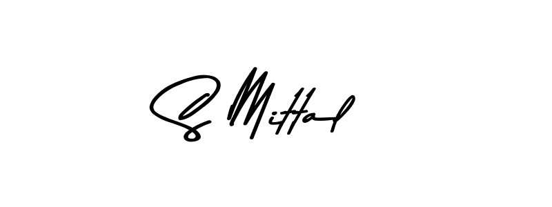 Make a beautiful signature design for name S Mittal. With this signature (Asem Kandis PERSONAL USE) style, you can create a handwritten signature for free. S Mittal signature style 9 images and pictures png