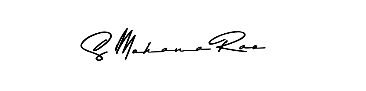 S Mohana Rao stylish signature style. Best Handwritten Sign (Asem Kandis PERSONAL USE) for my name. Handwritten Signature Collection Ideas for my name S Mohana Rao. S Mohana Rao signature style 9 images and pictures png