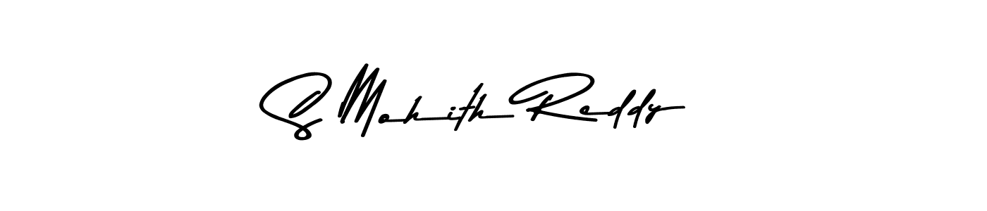 S Mohith Reddy stylish signature style. Best Handwritten Sign (Asem Kandis PERSONAL USE) for my name. Handwritten Signature Collection Ideas for my name S Mohith Reddy. S Mohith Reddy signature style 9 images and pictures png