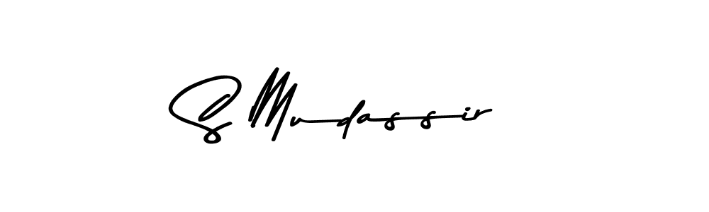 You should practise on your own different ways (Asem Kandis PERSONAL USE) to write your name (S Mudassir) in signature. don't let someone else do it for you. S Mudassir signature style 9 images and pictures png