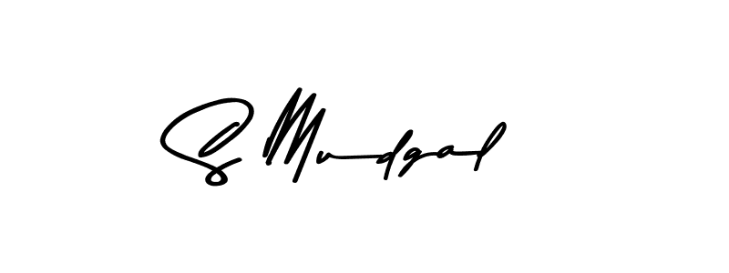 Also we have S Mudgal name is the best signature style. Create professional handwritten signature collection using Asem Kandis PERSONAL USE autograph style. S Mudgal signature style 9 images and pictures png
