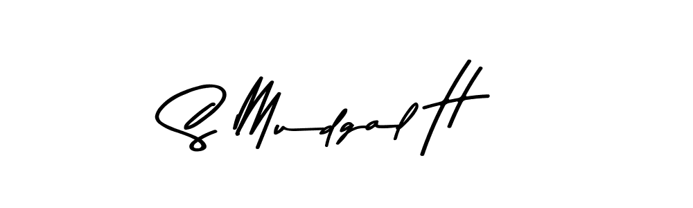 Make a beautiful signature design for name S Mudgal H. Use this online signature maker to create a handwritten signature for free. S Mudgal H signature style 9 images and pictures png