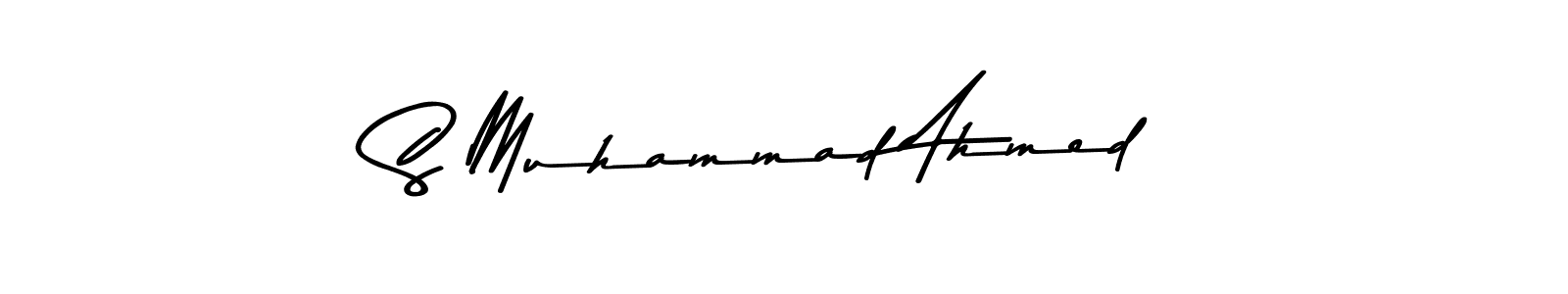 Also we have S Muhammad Ahmed name is the best signature style. Create professional handwritten signature collection using Asem Kandis PERSONAL USE autograph style. S Muhammad Ahmed signature style 9 images and pictures png