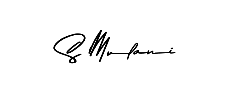 Design your own signature with our free online signature maker. With this signature software, you can create a handwritten (Asem Kandis PERSONAL USE) signature for name S Mulani. S Mulani signature style 9 images and pictures png