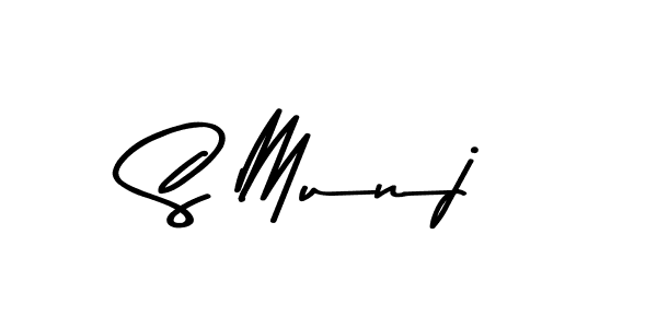 Similarly Asem Kandis PERSONAL USE is the best handwritten signature design. Signature creator online .You can use it as an online autograph creator for name S Munj. S Munj signature style 9 images and pictures png