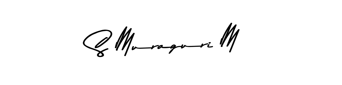 How to make S Muraguri M signature? Asem Kandis PERSONAL USE is a professional autograph style. Create handwritten signature for S Muraguri M name. S Muraguri M signature style 9 images and pictures png