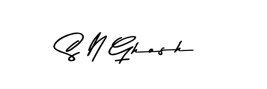 Make a beautiful signature design for name S N Ghosh. Use this online signature maker to create a handwritten signature for free. S N Ghosh signature style 9 images and pictures png