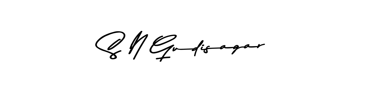 How to make S N Gudisagar signature? Asem Kandis PERSONAL USE is a professional autograph style. Create handwritten signature for S N Gudisagar name. S N Gudisagar signature style 9 images and pictures png