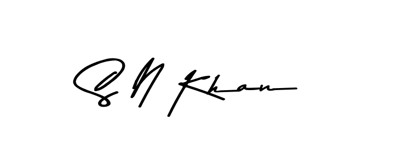 Asem Kandis PERSONAL USE is a professional signature style that is perfect for those who want to add a touch of class to their signature. It is also a great choice for those who want to make their signature more unique. Get S N Khan name to fancy signature for free. S N Khan signature style 9 images and pictures png