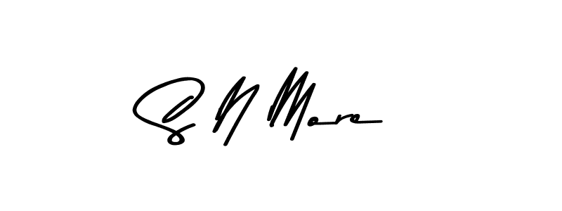 You should practise on your own different ways (Asem Kandis PERSONAL USE) to write your name (S N More) in signature. don't let someone else do it for you. S N More signature style 9 images and pictures png