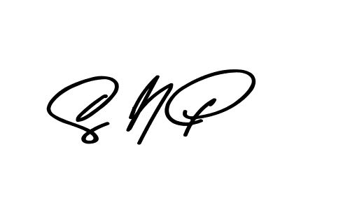 The best way (Asem Kandis PERSONAL USE) to make a short signature is to pick only two or three words in your name. The name S N P include a total of six letters. For converting this name. S N P signature style 9 images and pictures png