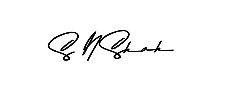 You should practise on your own different ways (Asem Kandis PERSONAL USE) to write your name (S N Shah) in signature. don't let someone else do it for you. S N Shah signature style 9 images and pictures png