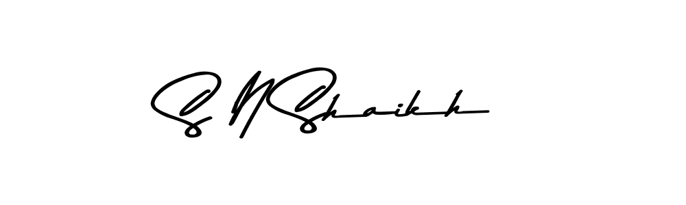 Here are the top 10 professional signature styles for the name S N Shaikh. These are the best autograph styles you can use for your name. S N Shaikh signature style 9 images and pictures png