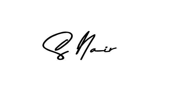How to make S Nair signature? Asem Kandis PERSONAL USE is a professional autograph style. Create handwritten signature for S Nair name. S Nair signature style 9 images and pictures png