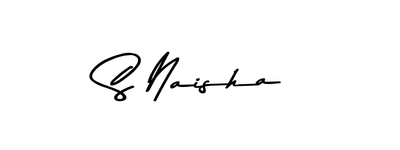 Also You can easily find your signature by using the search form. We will create S Naisha name handwritten signature images for you free of cost using Asem Kandis PERSONAL USE sign style. S Naisha signature style 9 images and pictures png