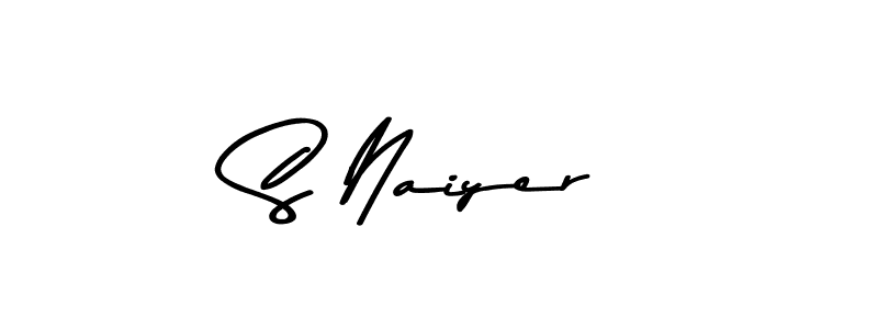 Use a signature maker to create a handwritten signature online. With this signature software, you can design (Asem Kandis PERSONAL USE) your own signature for name S Naiyer. S Naiyer signature style 9 images and pictures png