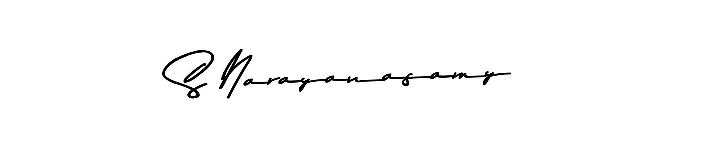 Design your own signature with our free online signature maker. With this signature software, you can create a handwritten (Asem Kandis PERSONAL USE) signature for name S Narayanasamy. S Narayanasamy signature style 9 images and pictures png