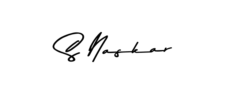 This is the best signature style for the S Naskar name. Also you like these signature font (Asem Kandis PERSONAL USE). Mix name signature. S Naskar signature style 9 images and pictures png