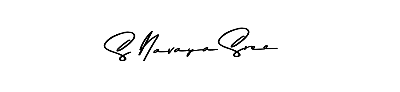 Also we have S Navaya Sree name is the best signature style. Create professional handwritten signature collection using Asem Kandis PERSONAL USE autograph style. S Navaya Sree signature style 9 images and pictures png