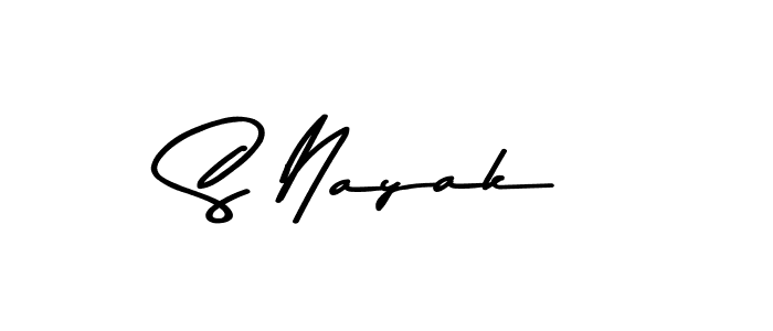 How to make S Nayak signature? Asem Kandis PERSONAL USE is a professional autograph style. Create handwritten signature for S Nayak name. S Nayak signature style 9 images and pictures png