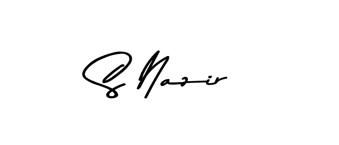if you are searching for the best signature style for your name S Nazir. so please give up your signature search. here we have designed multiple signature styles  using Asem Kandis PERSONAL USE. S Nazir signature style 9 images and pictures png