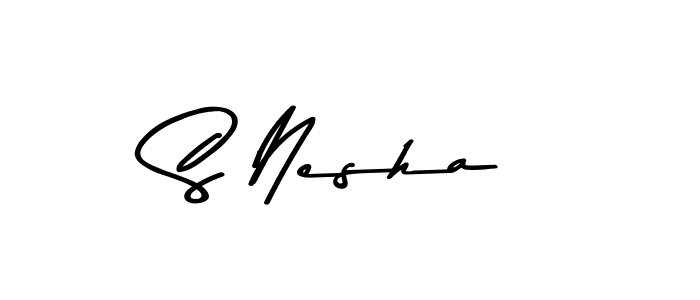 Also You can easily find your signature by using the search form. We will create S Nesha name handwritten signature images for you free of cost using Asem Kandis PERSONAL USE sign style. S Nesha signature style 9 images and pictures png