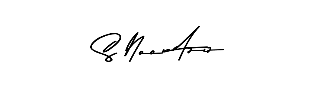 Use a signature maker to create a handwritten signature online. With this signature software, you can design (Asem Kandis PERSONAL USE) your own signature for name S Noor Aziz. S Noor Aziz signature style 9 images and pictures png