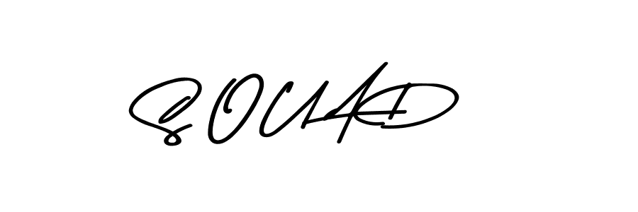 You should practise on your own different ways (Asem Kandis PERSONAL USE) to write your name (S O U A D) in signature. don't let someone else do it for you. S O U A D signature style 9 images and pictures png