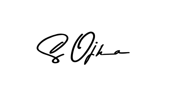 if you are searching for the best signature style for your name S Ojha. so please give up your signature search. here we have designed multiple signature styles  using Asem Kandis PERSONAL USE. S Ojha signature style 9 images and pictures png