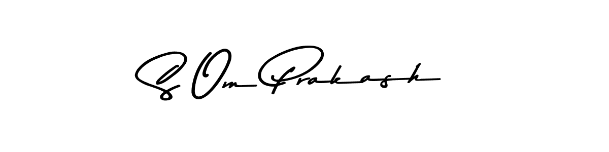Also You can easily find your signature by using the search form. We will create S Om Prakash name handwritten signature images for you free of cost using Asem Kandis PERSONAL USE sign style. S Om Prakash signature style 9 images and pictures png