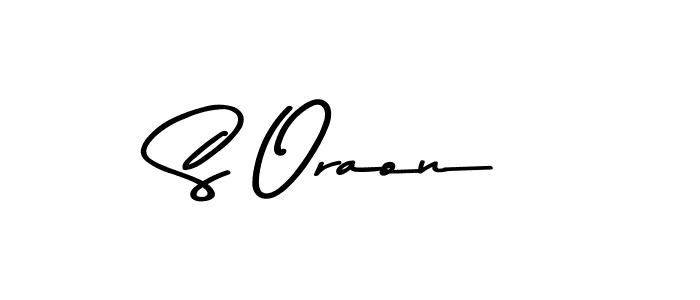 Design your own signature with our free online signature maker. With this signature software, you can create a handwritten (Asem Kandis PERSONAL USE) signature for name S Oraon. S Oraon signature style 9 images and pictures png