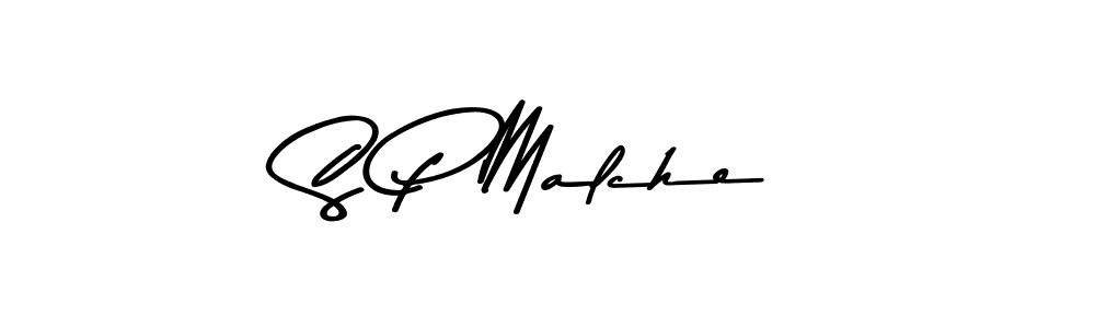 Best and Professional Signature Style for S P Malche. Asem Kandis PERSONAL USE Best Signature Style Collection. S P Malche signature style 9 images and pictures png