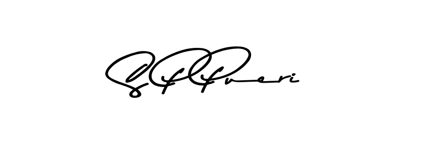 Design your own signature with our free online signature maker. With this signature software, you can create a handwritten (Asem Kandis PERSONAL USE) signature for name S P Pueri. S P Pueri signature style 9 images and pictures png