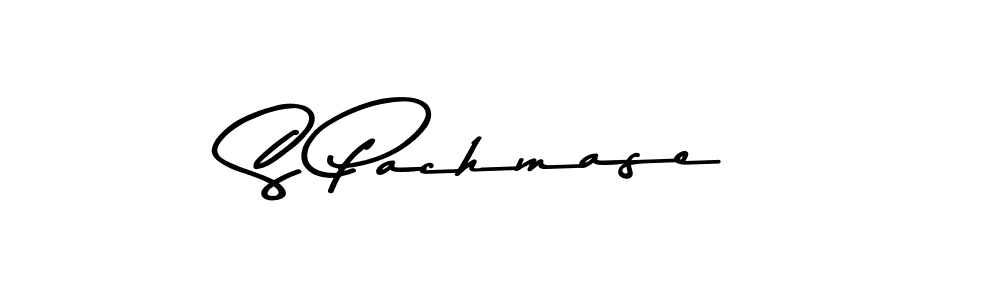 How to make S Pachmase signature? Asem Kandis PERSONAL USE is a professional autograph style. Create handwritten signature for S Pachmase name. S Pachmase signature style 9 images and pictures png
