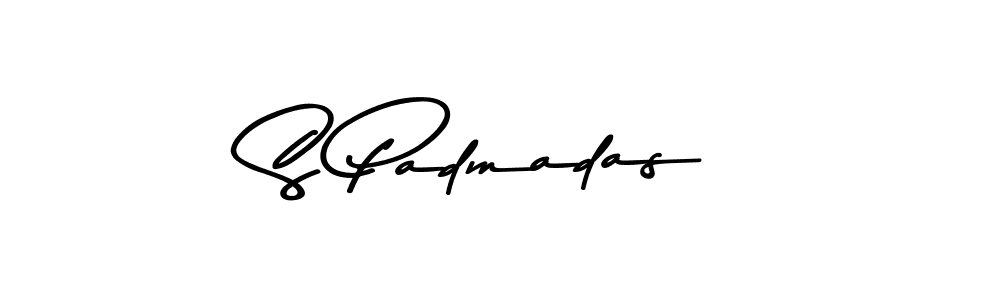 Similarly Asem Kandis PERSONAL USE is the best handwritten signature design. Signature creator online .You can use it as an online autograph creator for name S Padmadas. S Padmadas signature style 9 images and pictures png