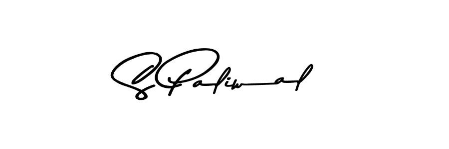 Make a beautiful signature design for name S Paliwal. With this signature (Asem Kandis PERSONAL USE) style, you can create a handwritten signature for free. S Paliwal signature style 9 images and pictures png