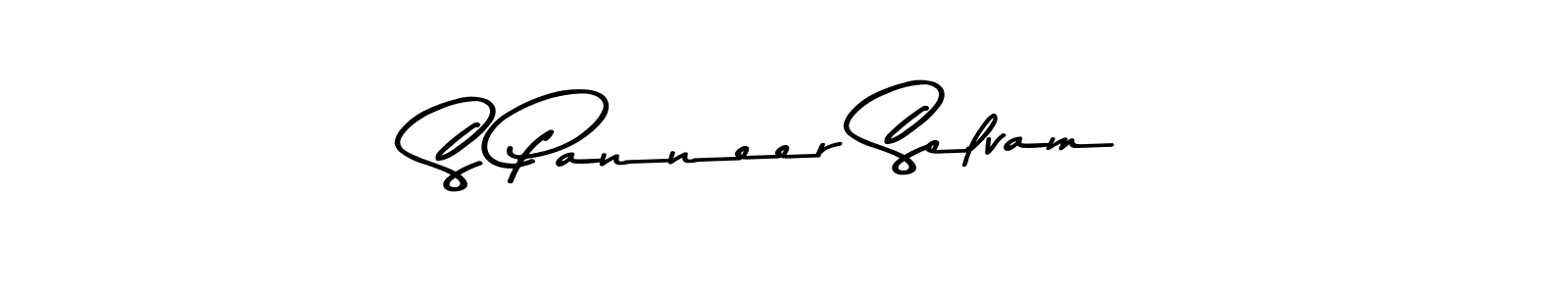 The best way (Asem Kandis PERSONAL USE) to make a short signature is to pick only two or three words in your name. The name S Panneer Selvam include a total of six letters. For converting this name. S Panneer Selvam signature style 9 images and pictures png