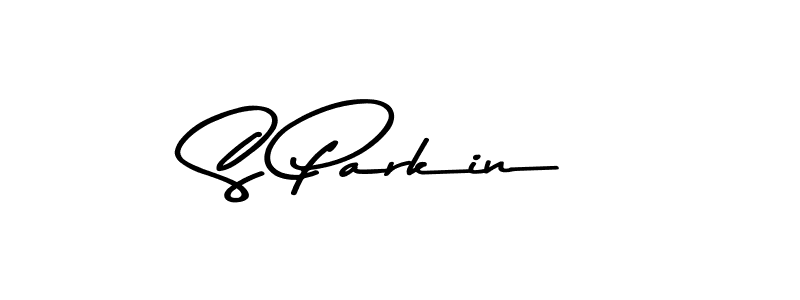 Make a beautiful signature design for name S Parkin. With this signature (Asem Kandis PERSONAL USE) style, you can create a handwritten signature for free. S Parkin signature style 9 images and pictures png