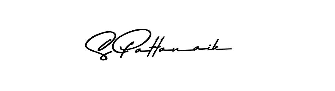 How to make S Pattanaik name signature. Use Asem Kandis PERSONAL USE style for creating short signs online. This is the latest handwritten sign. S Pattanaik signature style 9 images and pictures png