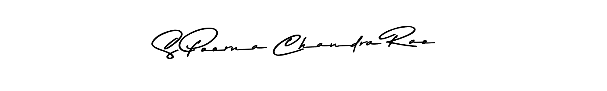 Also You can easily find your signature by using the search form. We will create S Poorna Chandra Rao name handwritten signature images for you free of cost using Asem Kandis PERSONAL USE sign style. S Poorna Chandra Rao signature style 9 images and pictures png