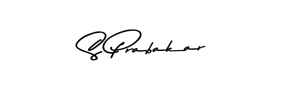 Design your own signature with our free online signature maker. With this signature software, you can create a handwritten (Asem Kandis PERSONAL USE) signature for name S Prabakar. S Prabakar signature style 9 images and pictures png