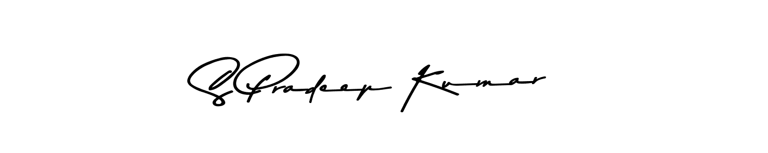 S Pradeep Kumar stylish signature style. Best Handwritten Sign (Asem Kandis PERSONAL USE) for my name. Handwritten Signature Collection Ideas for my name S Pradeep Kumar. S Pradeep Kumar signature style 9 images and pictures png