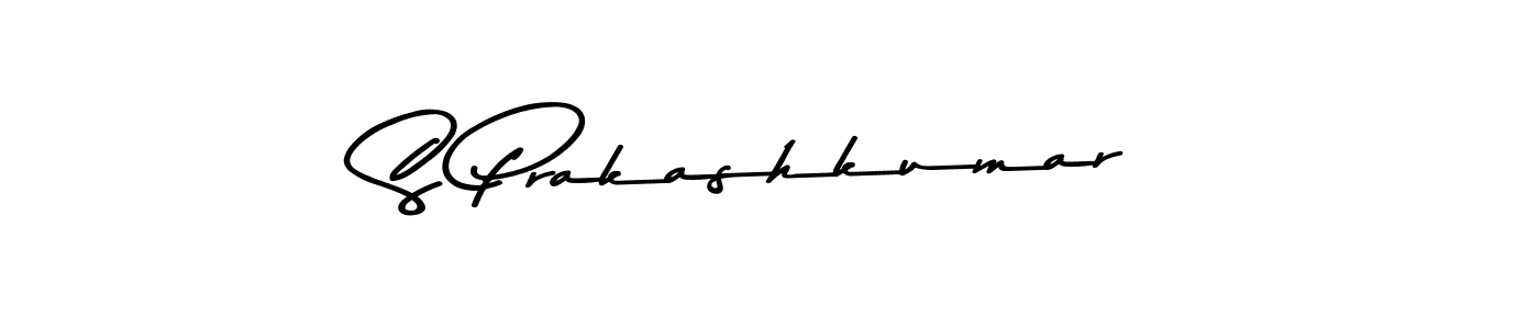 Make a beautiful signature design for name S Prakashkumar. With this signature (Asem Kandis PERSONAL USE) style, you can create a handwritten signature for free. S Prakashkumar signature style 9 images and pictures png