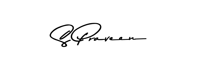 S Praveen stylish signature style. Best Handwritten Sign (Asem Kandis PERSONAL USE) for my name. Handwritten Signature Collection Ideas for my name S Praveen. S Praveen signature style 9 images and pictures png