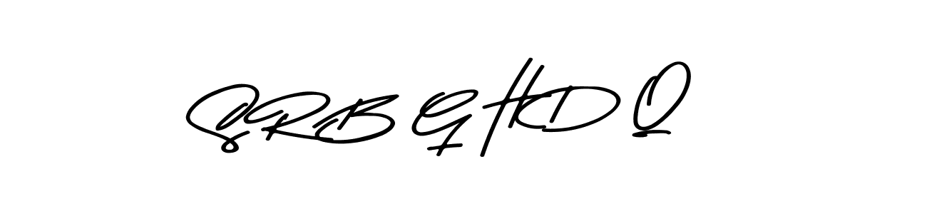 Make a beautiful signature design for name S R B G H D Q. With this signature (Asem Kandis PERSONAL USE) style, you can create a handwritten signature for free. S R B G H D Q signature style 9 images and pictures png
