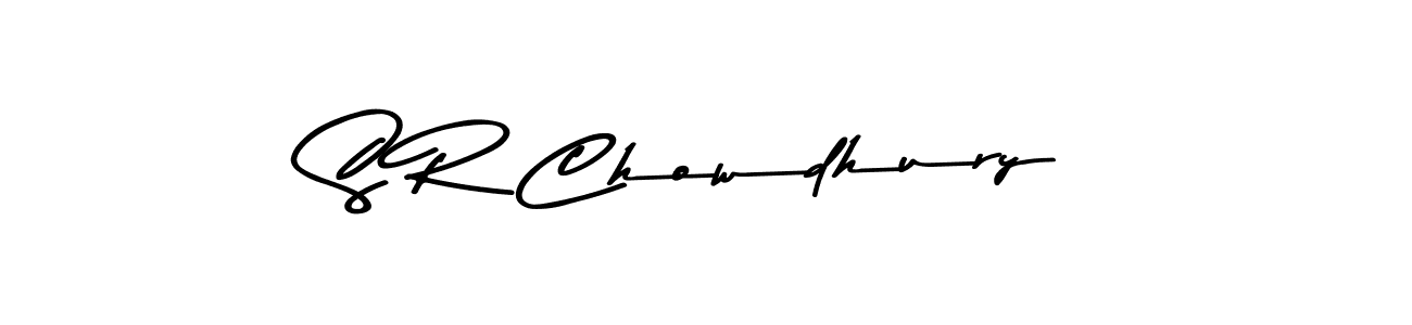 Use a signature maker to create a handwritten signature online. With this signature software, you can design (Asem Kandis PERSONAL USE) your own signature for name S R Chowdhury. S R Chowdhury signature style 9 images and pictures png